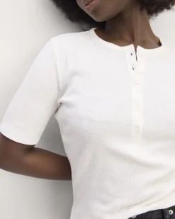 Everlane Tees|Short Sleeve Tees*The Vintage Rib Henley