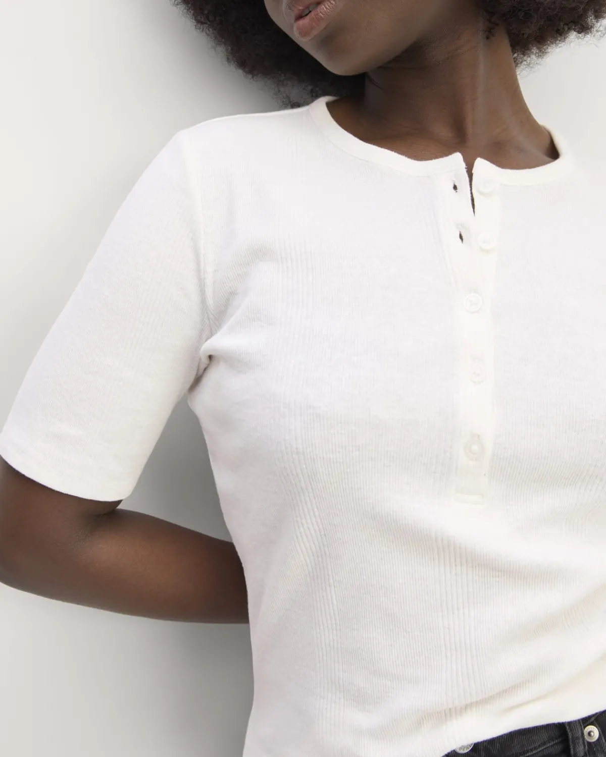 Everlane Tees|Short Sleeve Tees*The Vintage Rib Henley