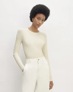 Everlane Sweaters|Crew Sweaters*The Viscose Knit Crew Beige