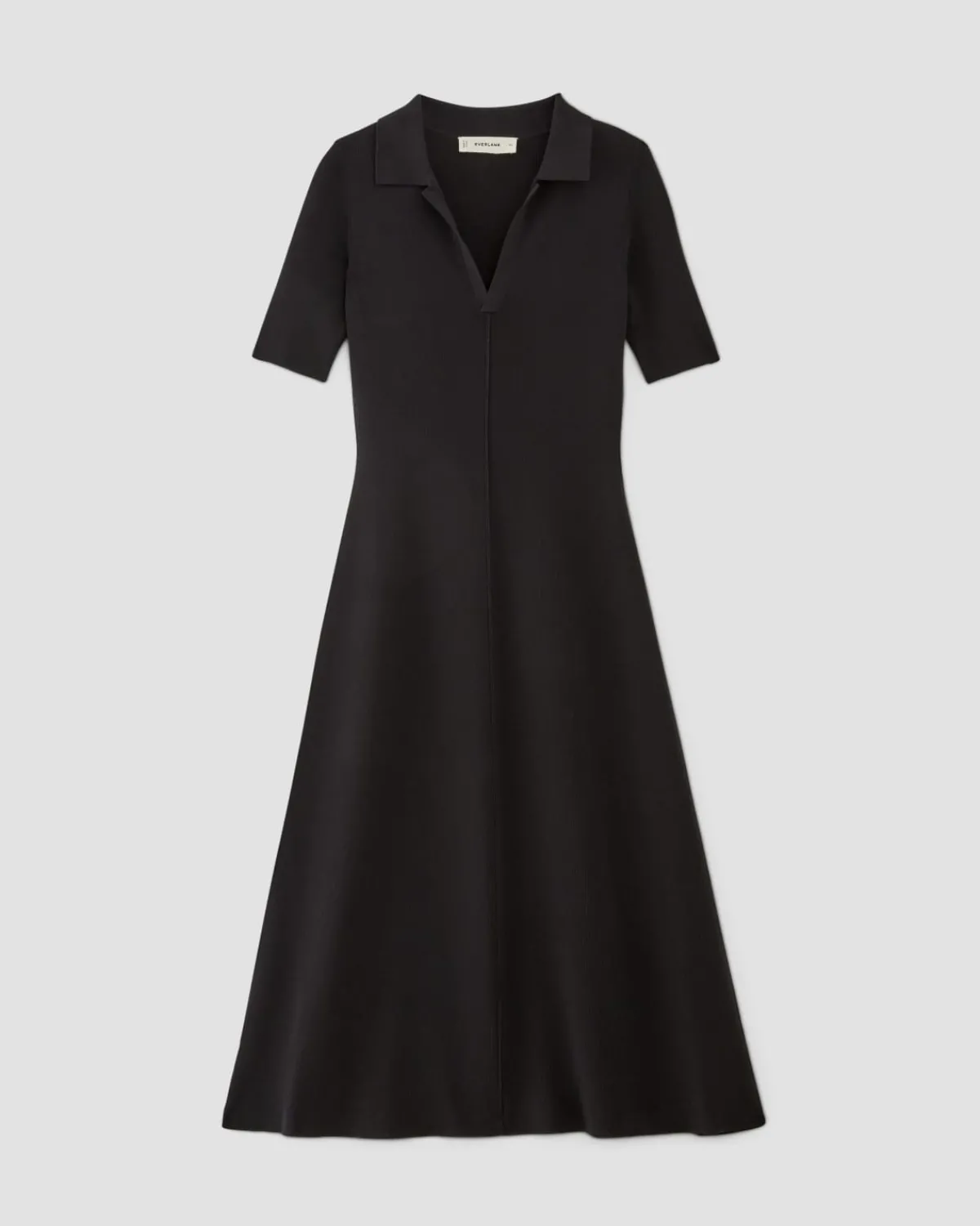 Everlane Dresses*The Viscose Knit Polo Midi Dress