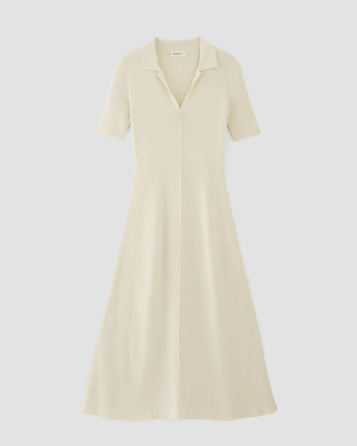 Everlane Dresses*The Viscose Knit Polo Midi Dress