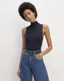 Everlane Sweaters*The Viscose Mock Neck Top
