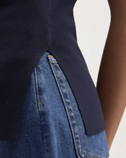 Everlane Sweaters*The Viscose Mock Neck Top