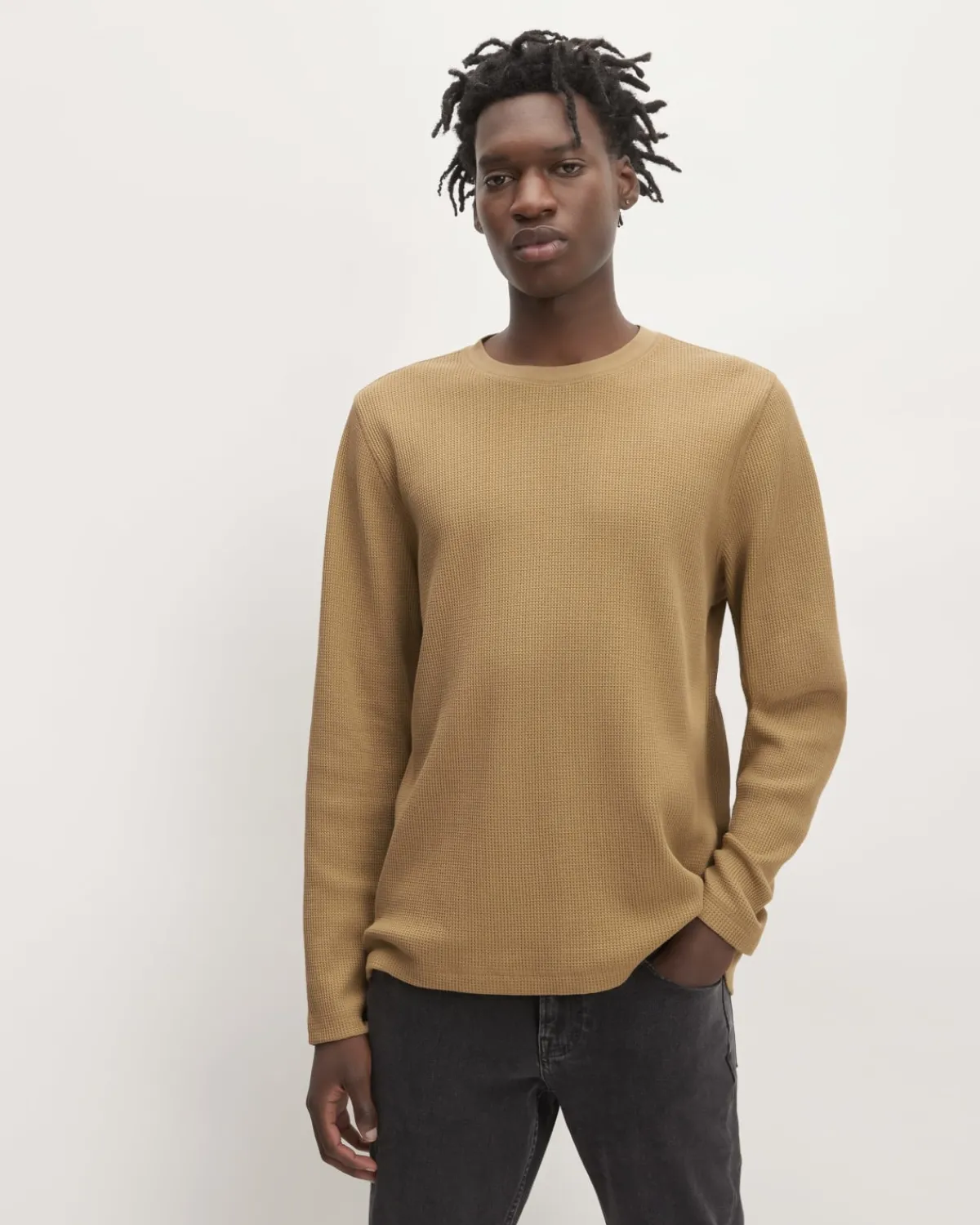 Everlane Tees|Tees*The Waffle Long-Sleeve Crew White