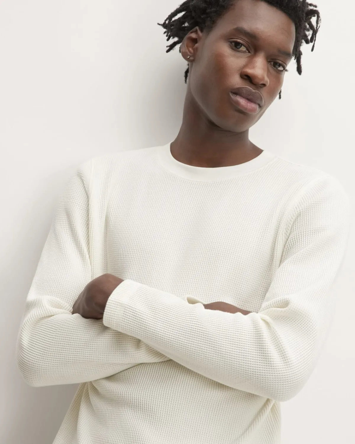 Everlane Tees|Tees*The Waffle Long-Sleeve Crew White
