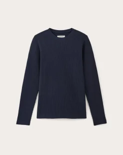 Everlane Tees|Tees*The Waffle Long-Sleeve Crew White