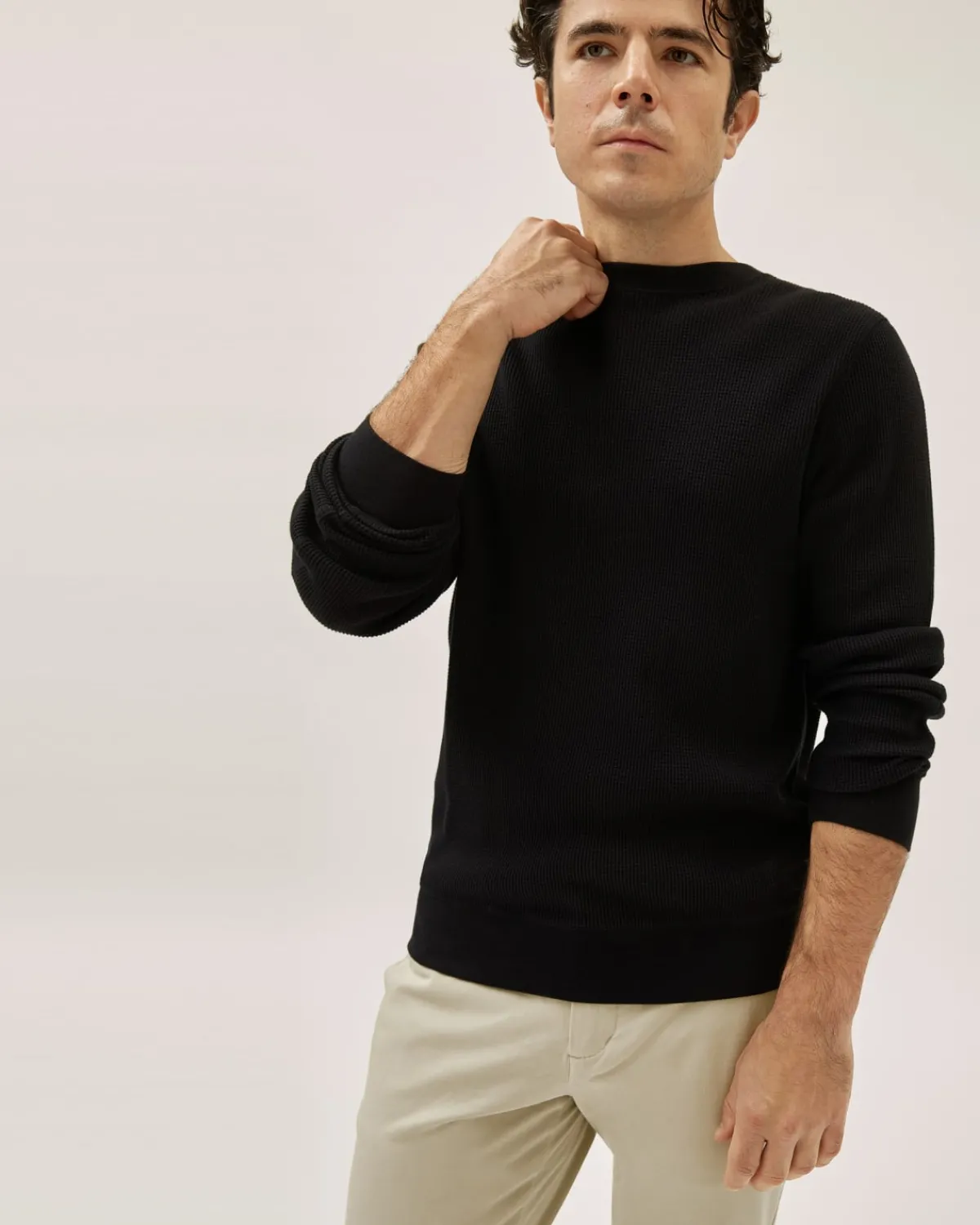 Everlane Tees*The Waffle Long-Sleeve Crew Tee