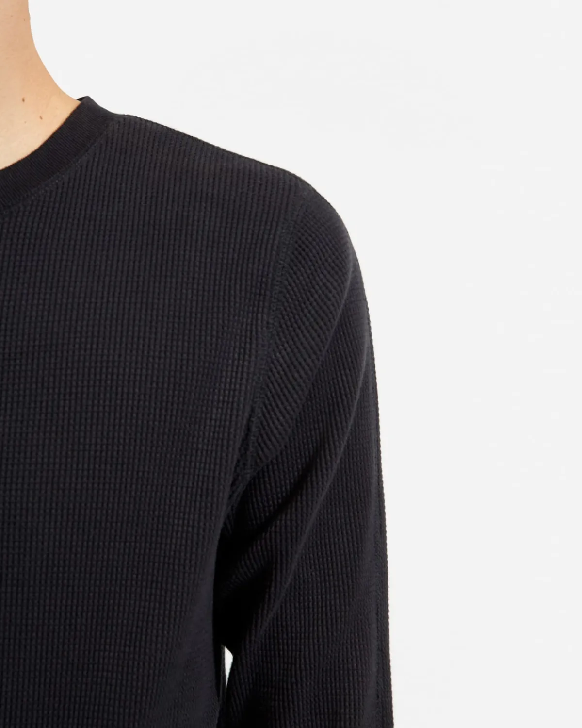 Everlane Tees*The Waffle Long-Sleeve Crew Tee