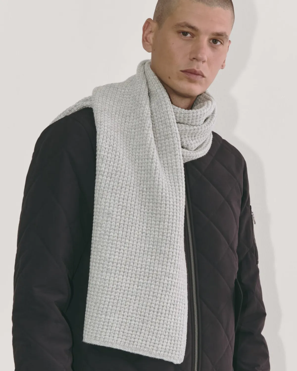 Everlane Accessories|Scarves & Beanies*The Waffle Scarf Black