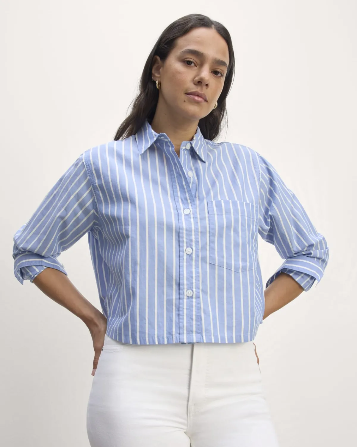 Everlane Tops*The Way-Short Shirt in Silky Cotton