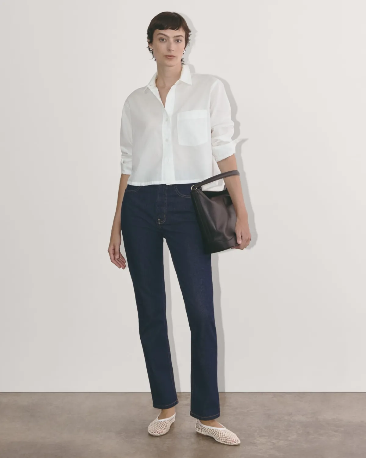 Everlane Tops*The Way-Short Shirt in Silky Cotton