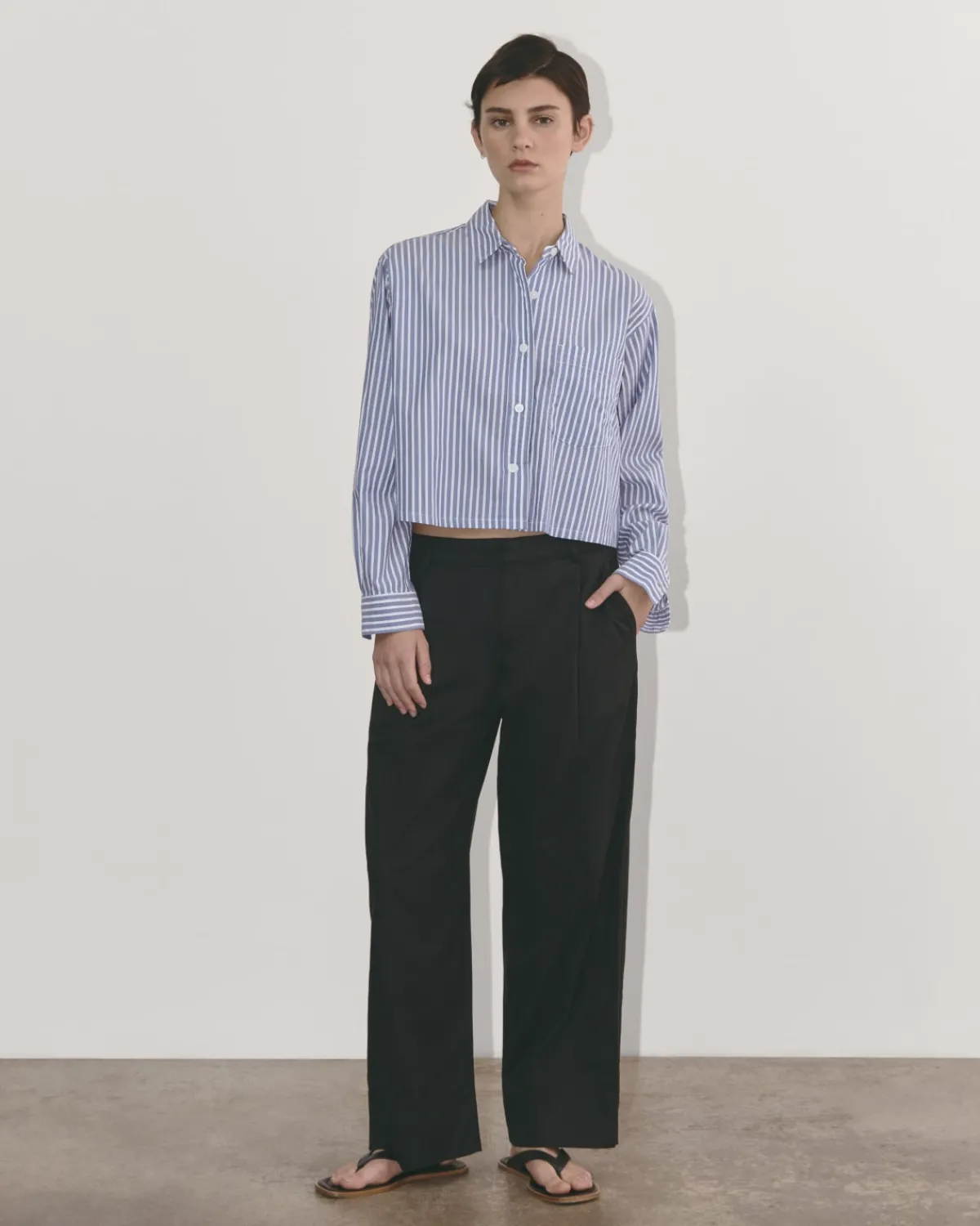 Everlane Tops*The Way-Short Shirt in Silky Cotton