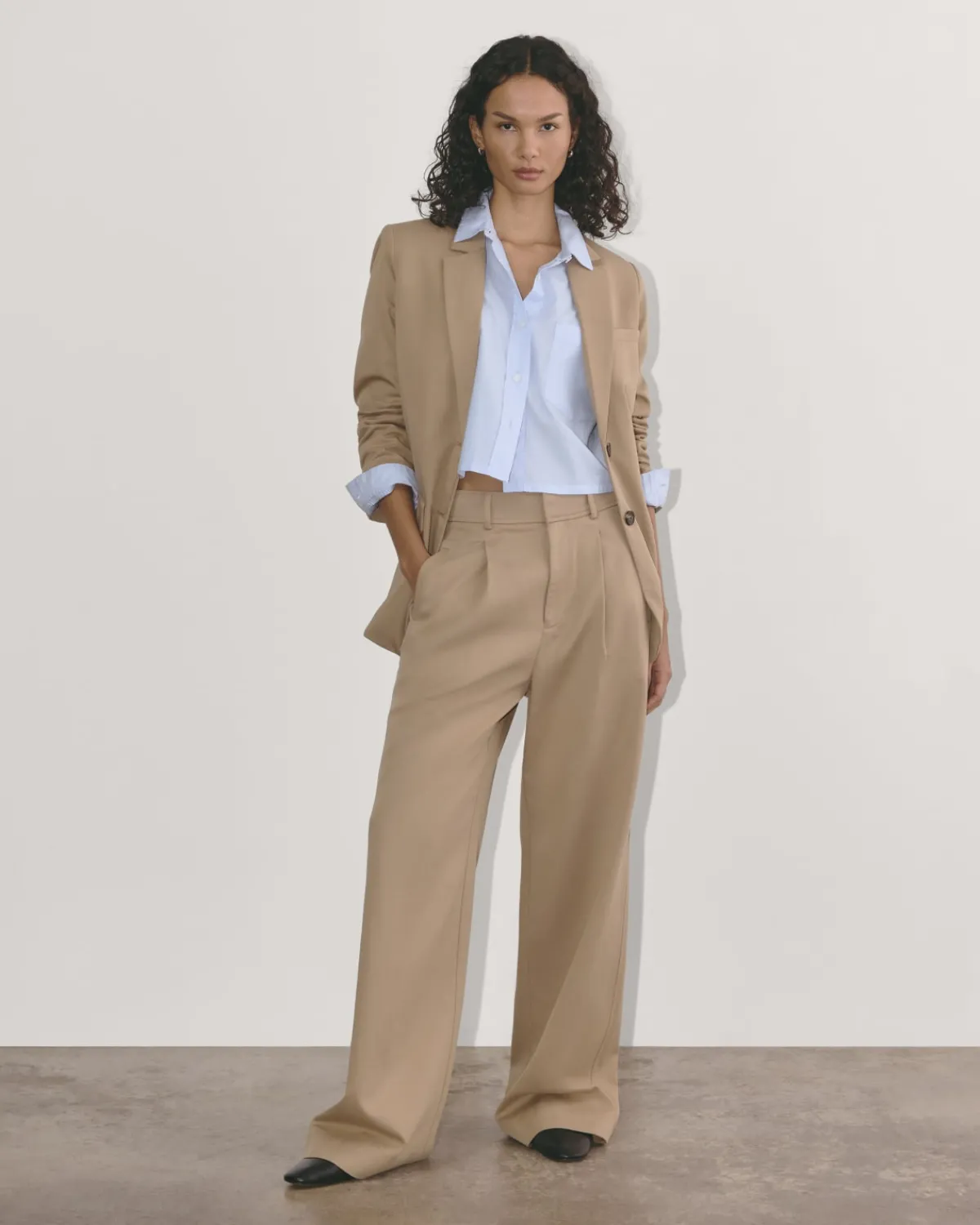 Everlane Tops*The Way-Short Shirt in Silky Cotton