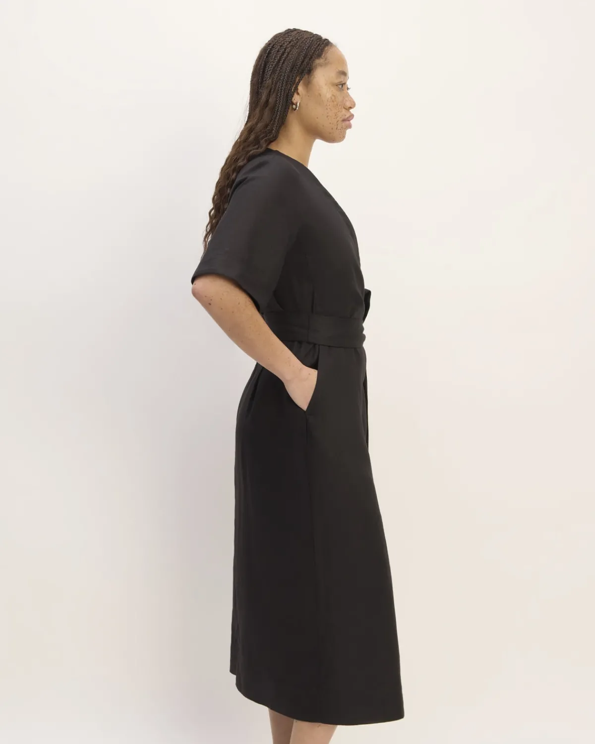 Everlane Dresses*The Wrap Dress in Linen