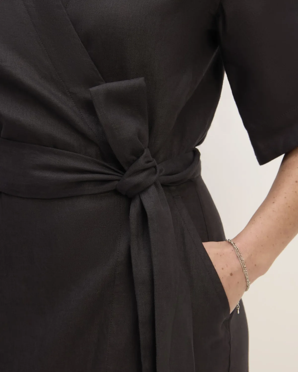 Everlane Dresses*The Wrap Dress in Linen