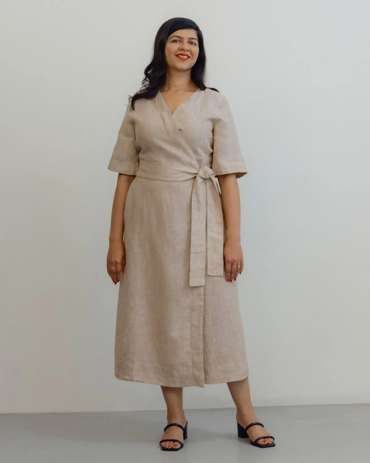 Everlane Dresses*The Wrap Dress in Linen