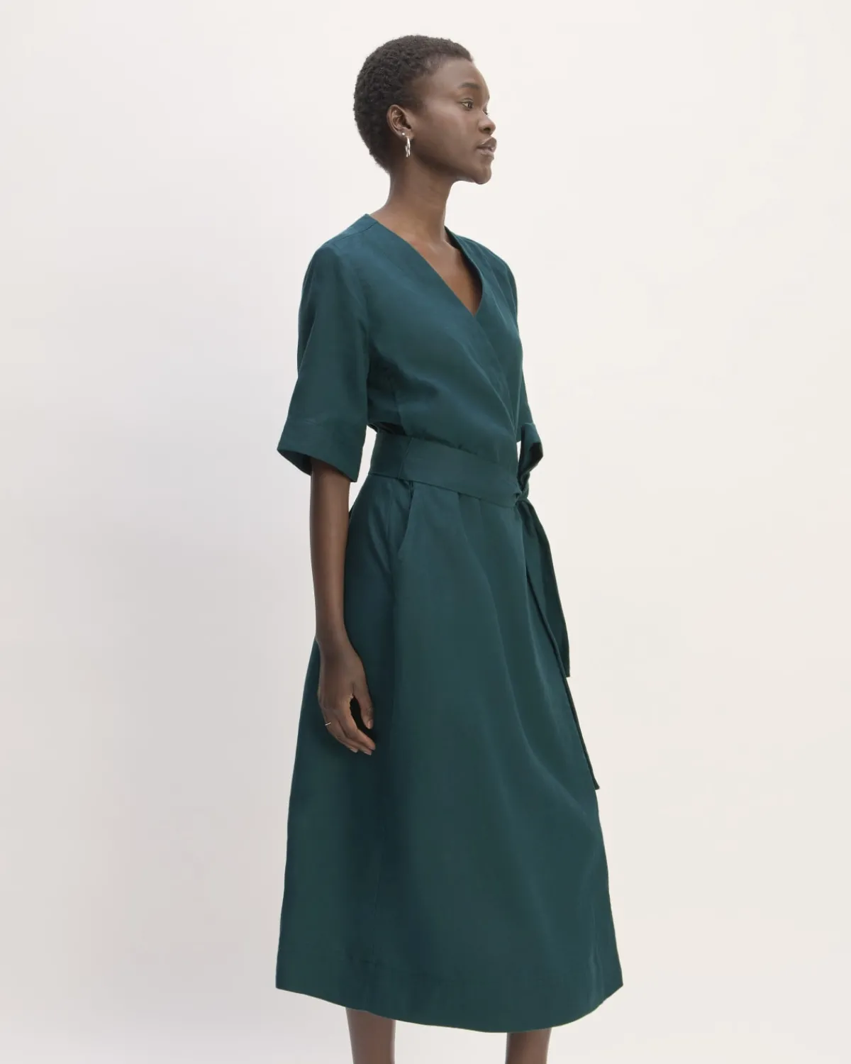Everlane Dresses*The Wrap Dress in Linen